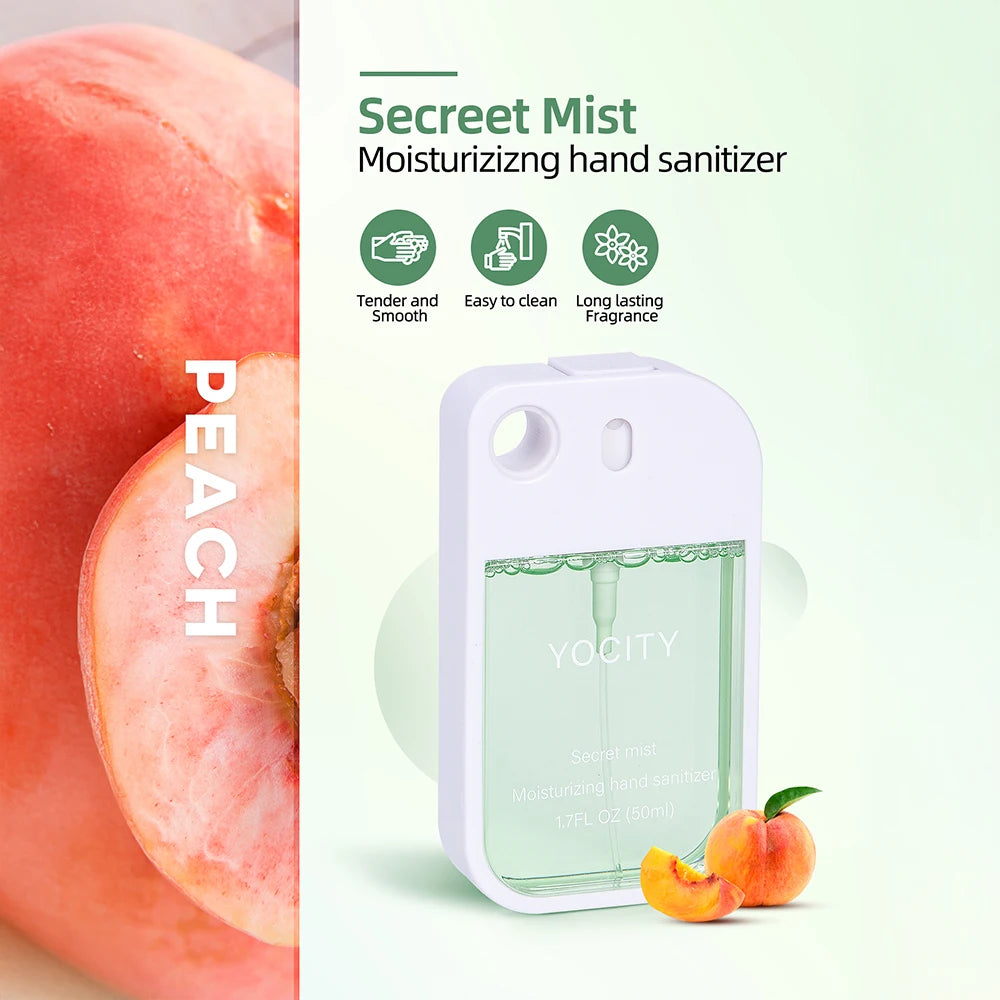 50ml Air Freshener Home Car Fragrance Spray Fresh Air Long-Lasting Fragrance Travel Bathroom Hotel Gifts Hand Sanitizer Bottles
