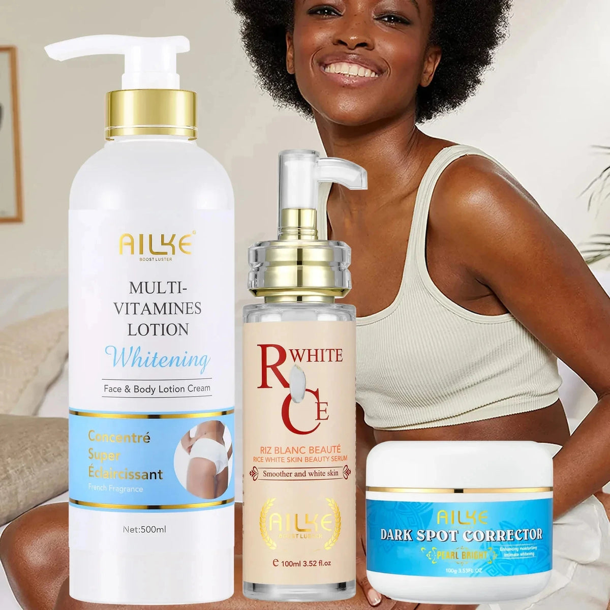Ailke Multi Vitamin Whitening Body Lotion For Glowing Skin