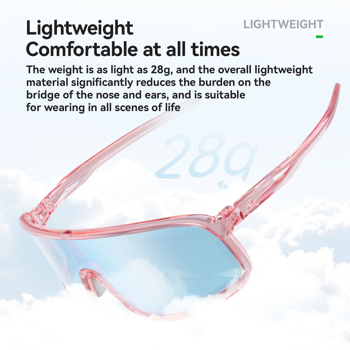 Rockbros Polarized Cycling Sunglasses UV400 Outdoor Sports Eyewear