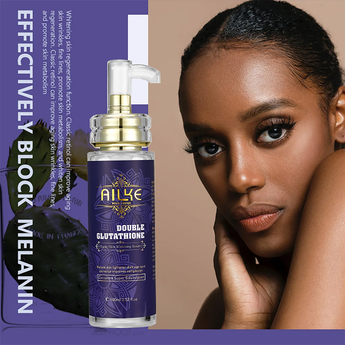 Ailke Double Glutathione Whitening Essence For Even Skin Tone