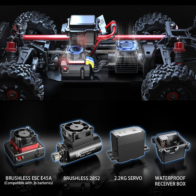 MJX 14209 Brushless 4WD Remote Control Off Road Racing Truck