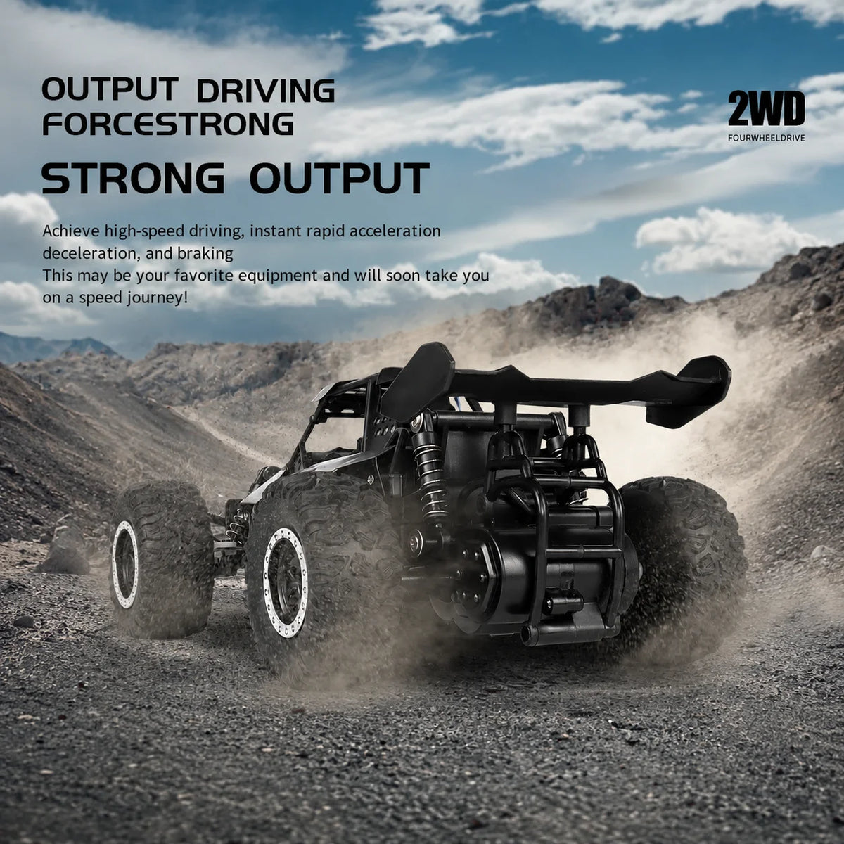 ZNLYRION Alloy Wireless Remote Control Off Road Racing Buggy