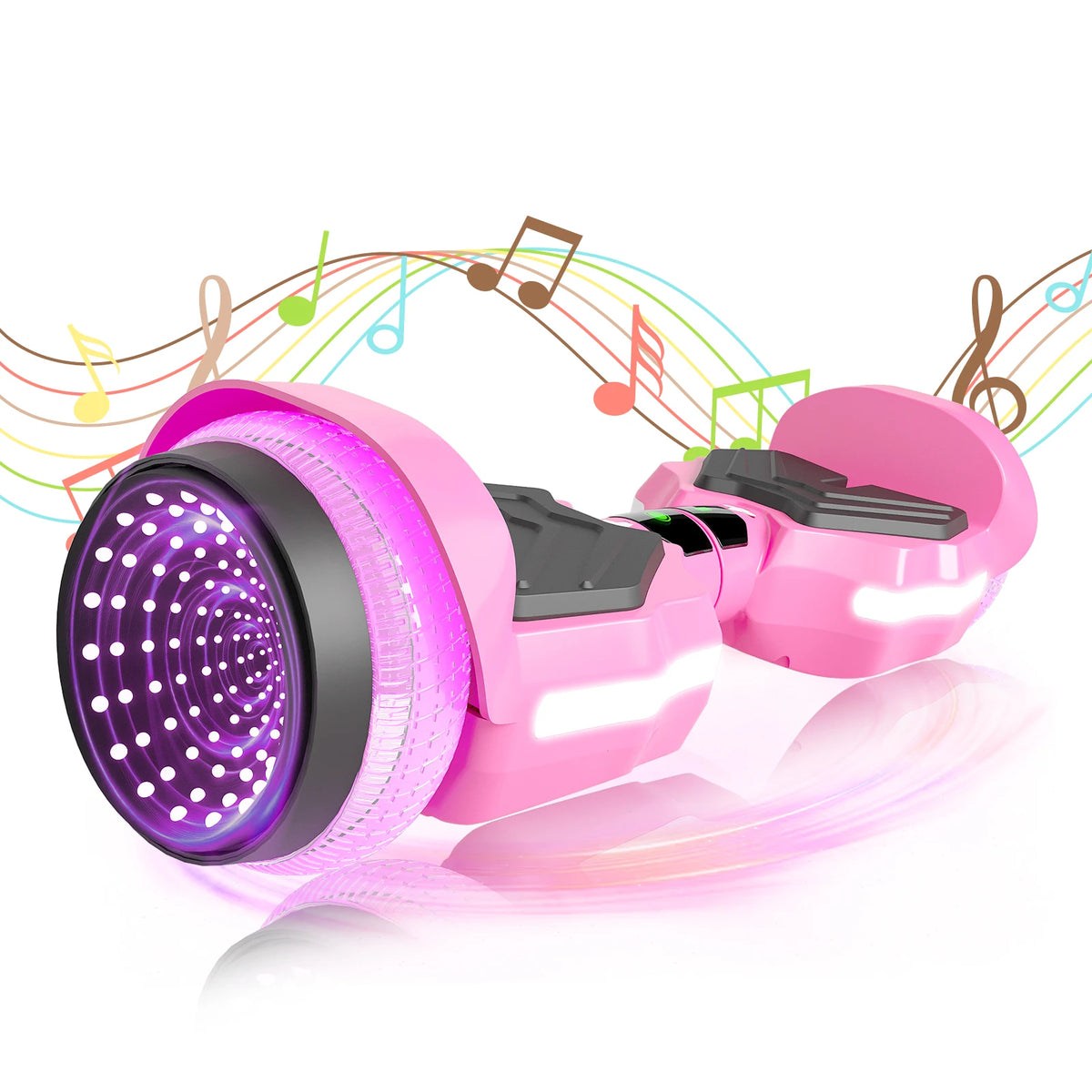 Simate Childrens Electric Self Balancing Scooter With Led Lights