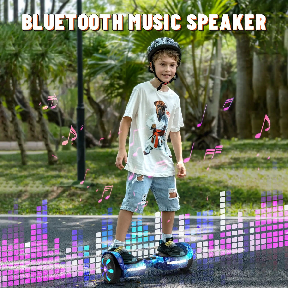 Simate All Terrain Self Balancing Electric Scooter With Bluetooth