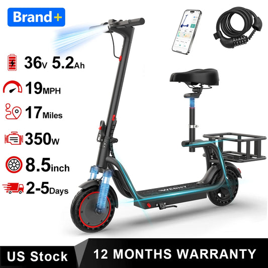 AOVOPRO Foldable Electric Bicycle 350W 17 Mile Range Adult