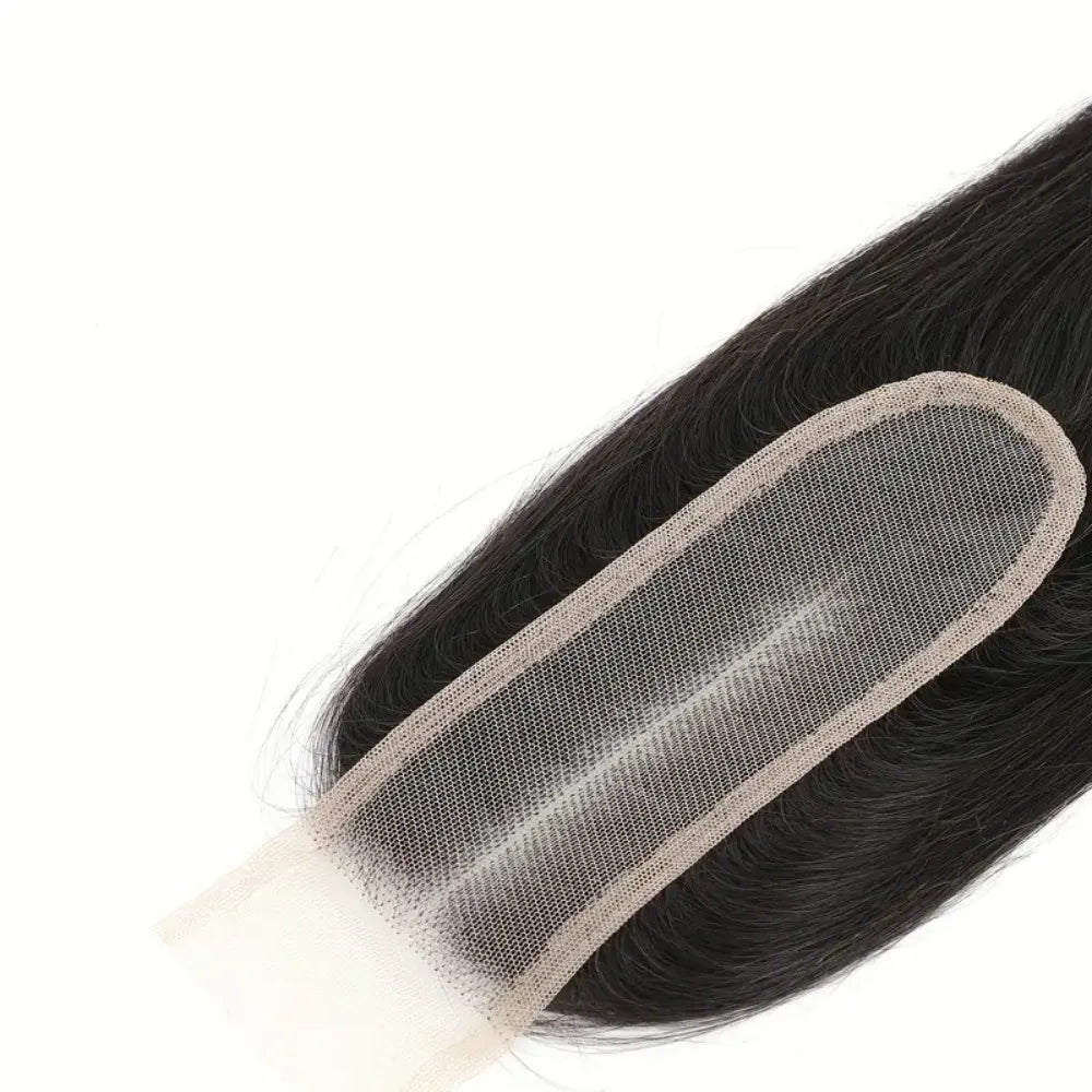 Linhua Straight Lace Closure Human Hair Extensions Brazilian Virgin