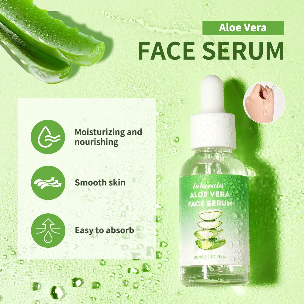 Lakerain Aloe Vera Deep Hydration Skincare Set Cleanser Toner Serum