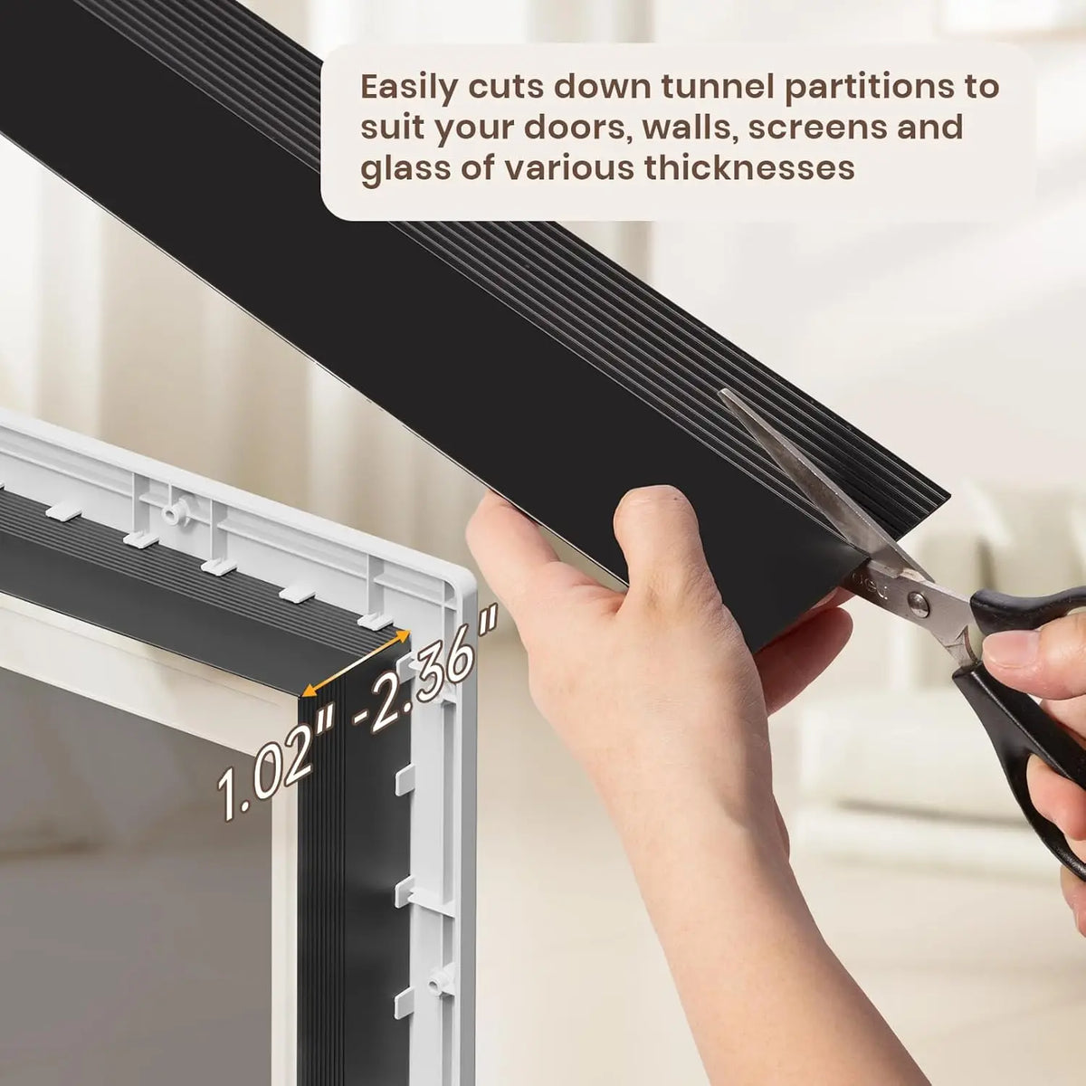 Petcoming Plastic Frame Dog Door With Insulated Magnetic Flaps For Walls