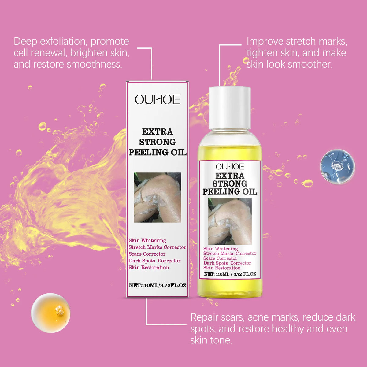 Moisturizing Body Peeling Oil For Soft And Radiant Skin