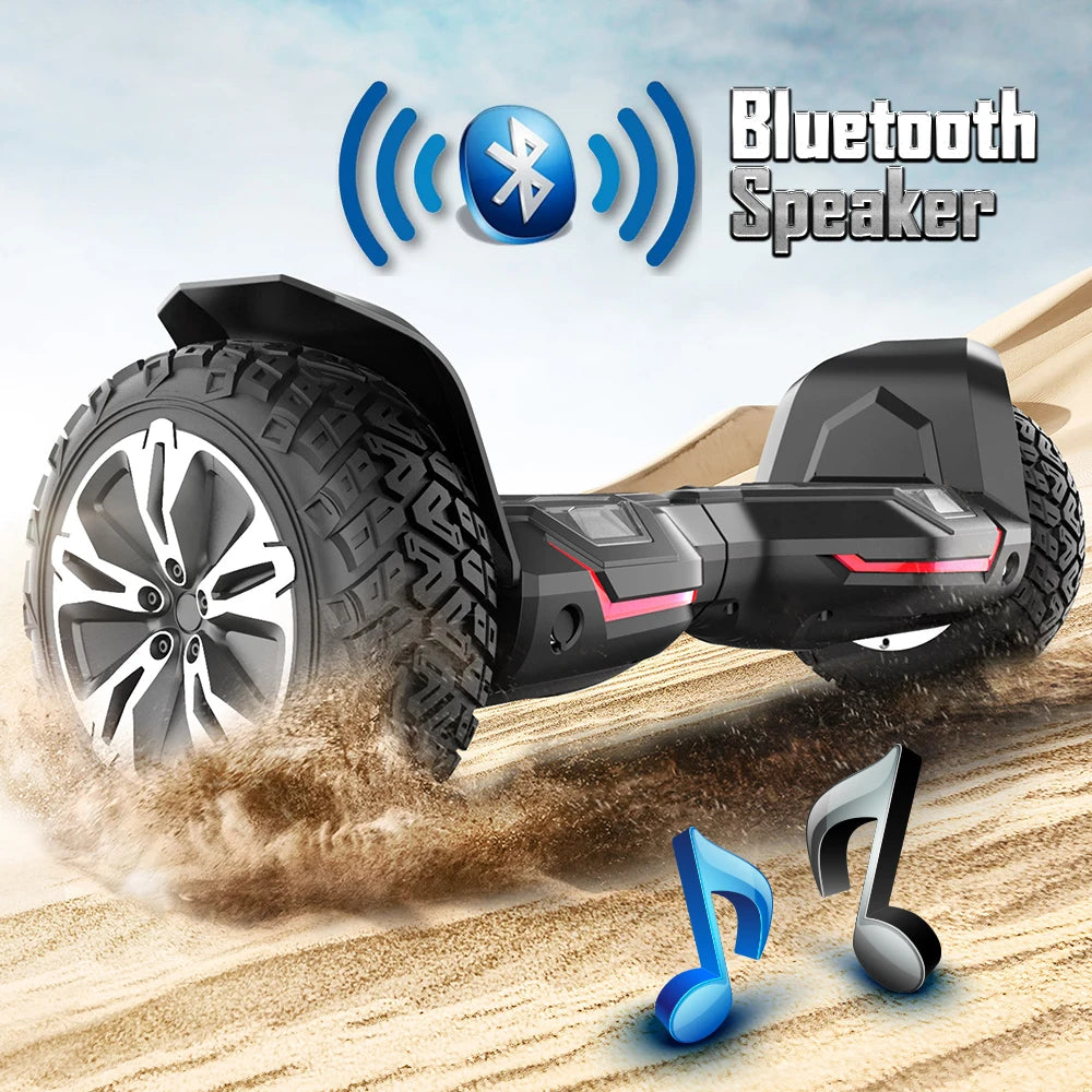 Off Road Dual Motor Self Balancing Scooter With Music Speaker