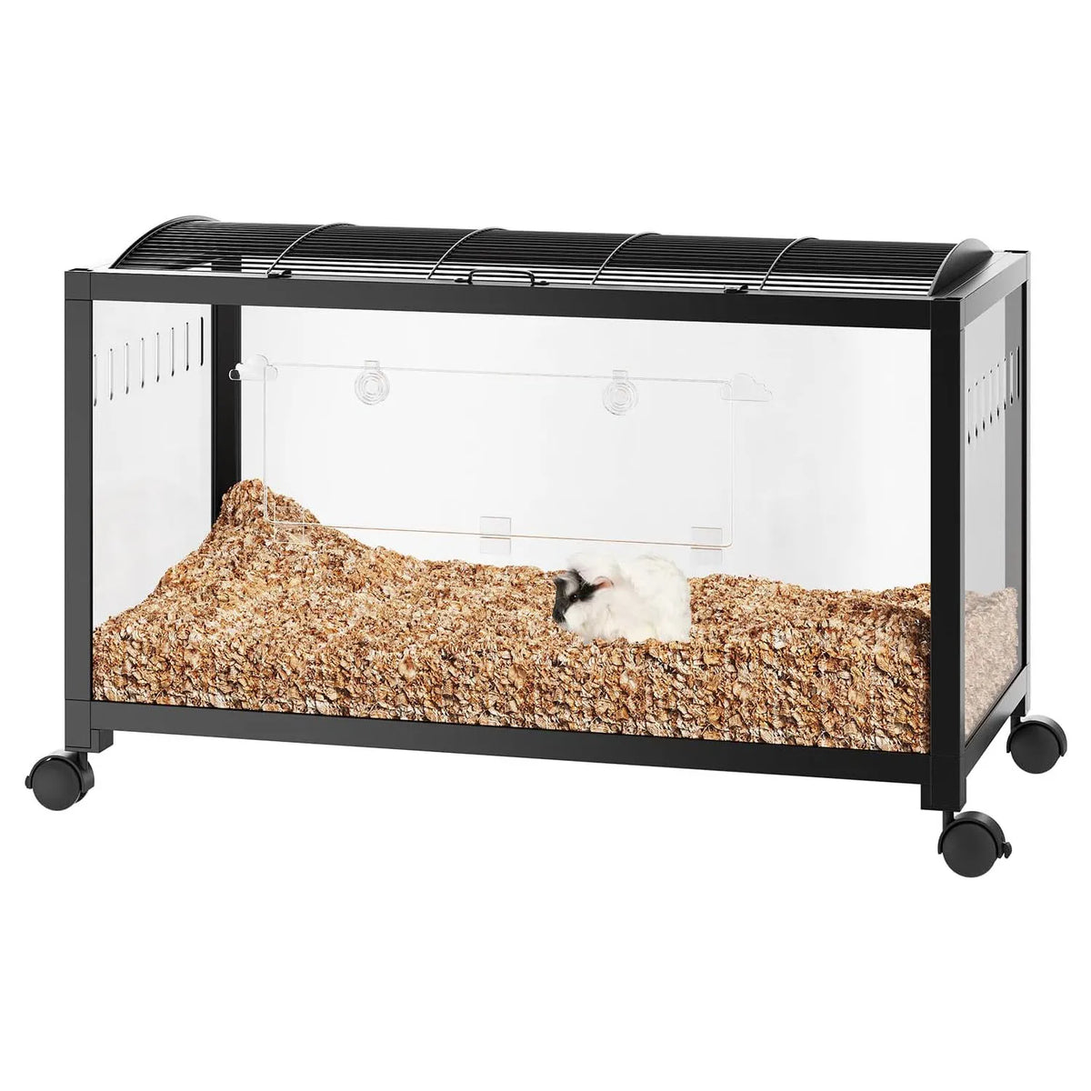 HiMiss Three Tier Hamster Cage With Exercise Wheel And Food Bowl