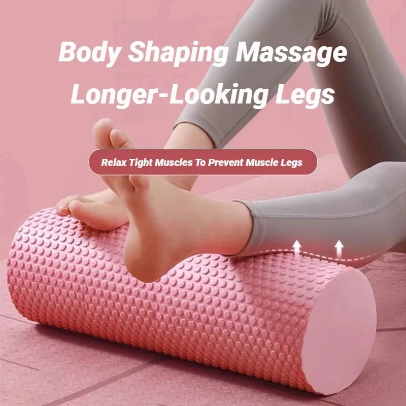 Hexagonal EVA Foam Yoga Roller With 3D Floating Massage Nodes