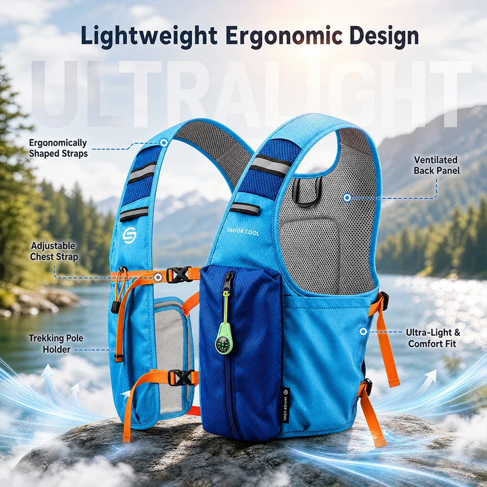 Advanced Tactical Cooling Vest With Refrigeration And Water Bladder