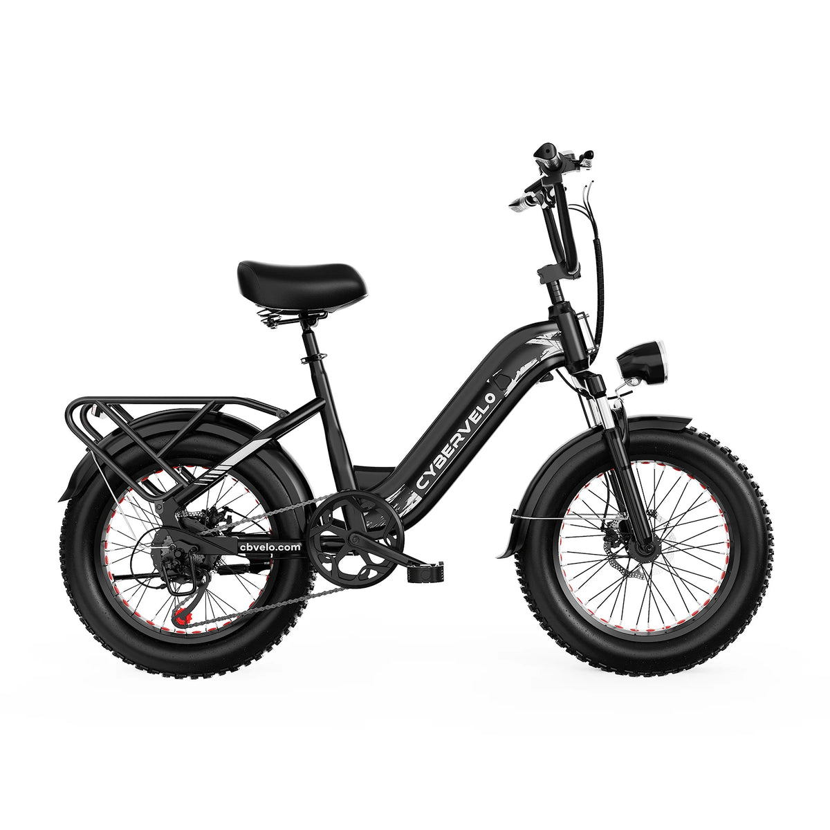 CyberVelo Adult Step Thru Electric Bike 1500W 20Ah Battery
