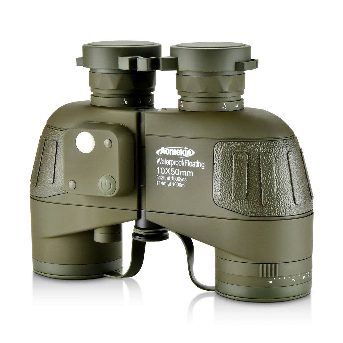 HD Marine Binoculars With Rangefinder And Compass Waterproof