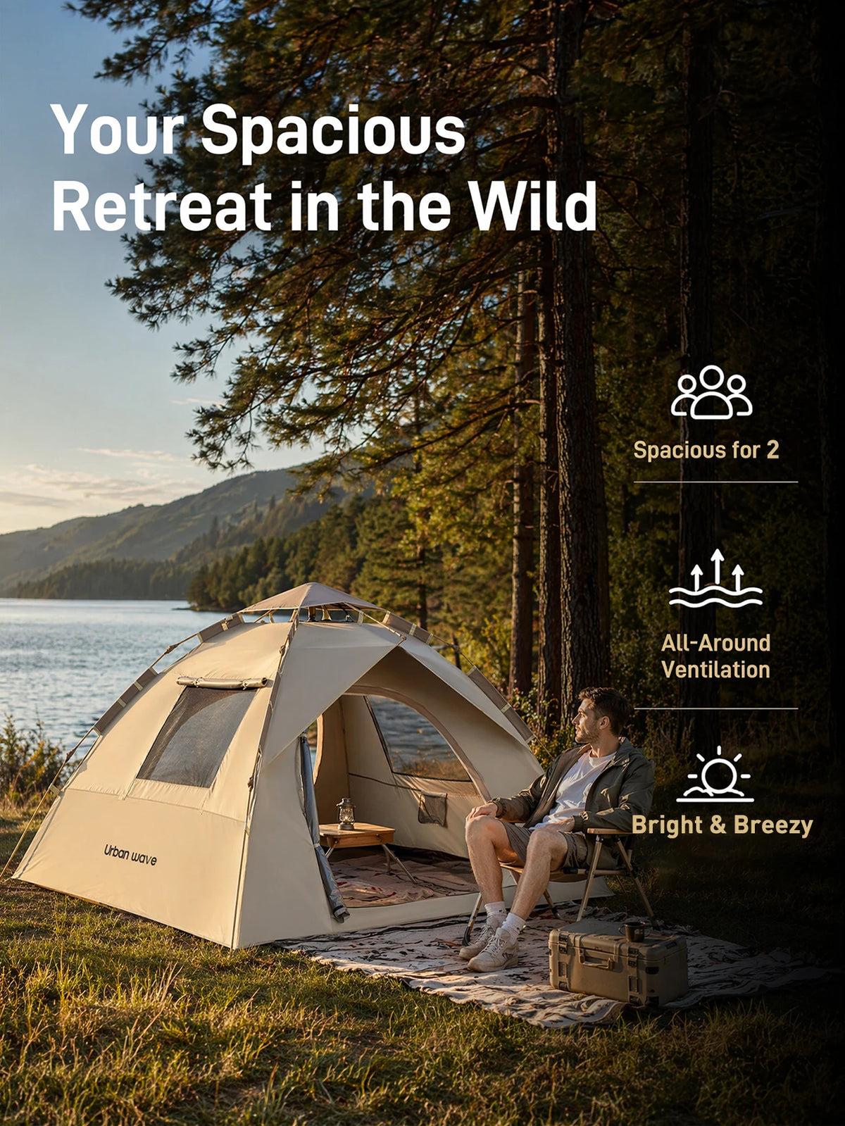 Automatic Pop Up Camping Tent For Family Outdoor Adventures