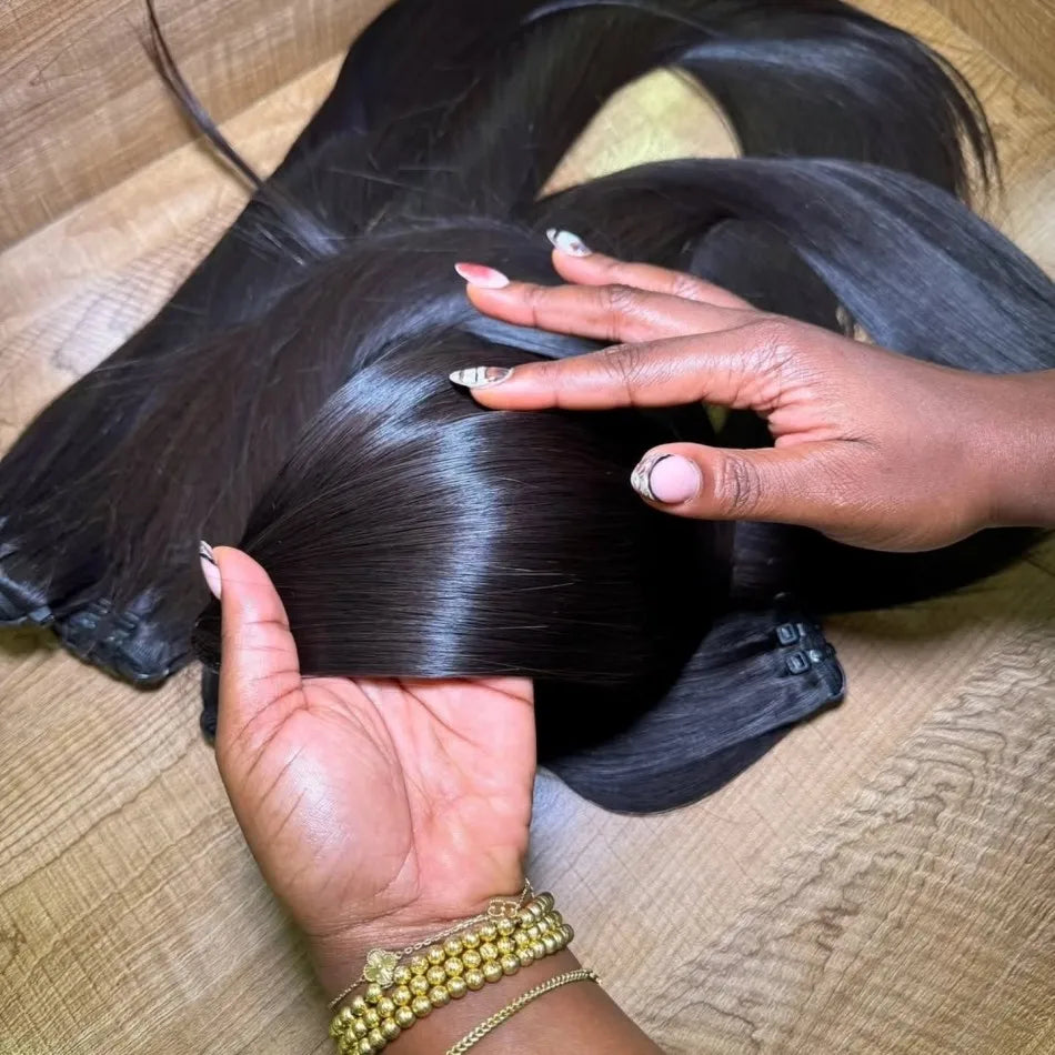 Smilegirl Remy Brazilian Human Hair Extensions Bundles