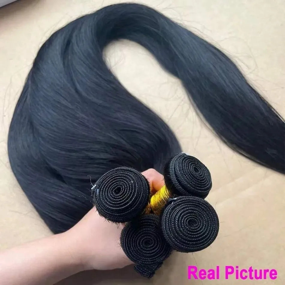Smilegirl Remy Brazilian Human Hair Extensions Bundles