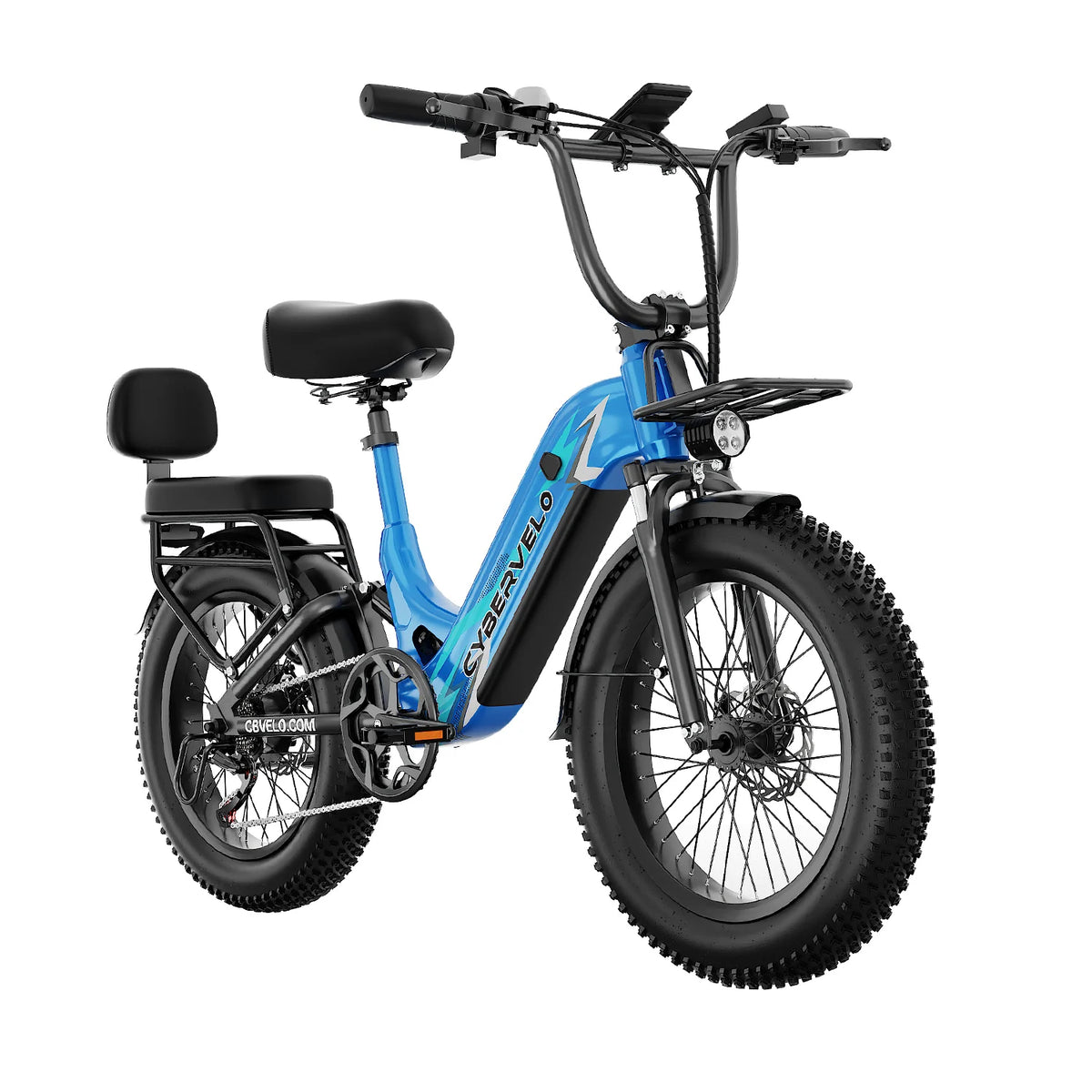 CyberVelo Adult Step Thru Electric Bike 1500W 20Ah Battery