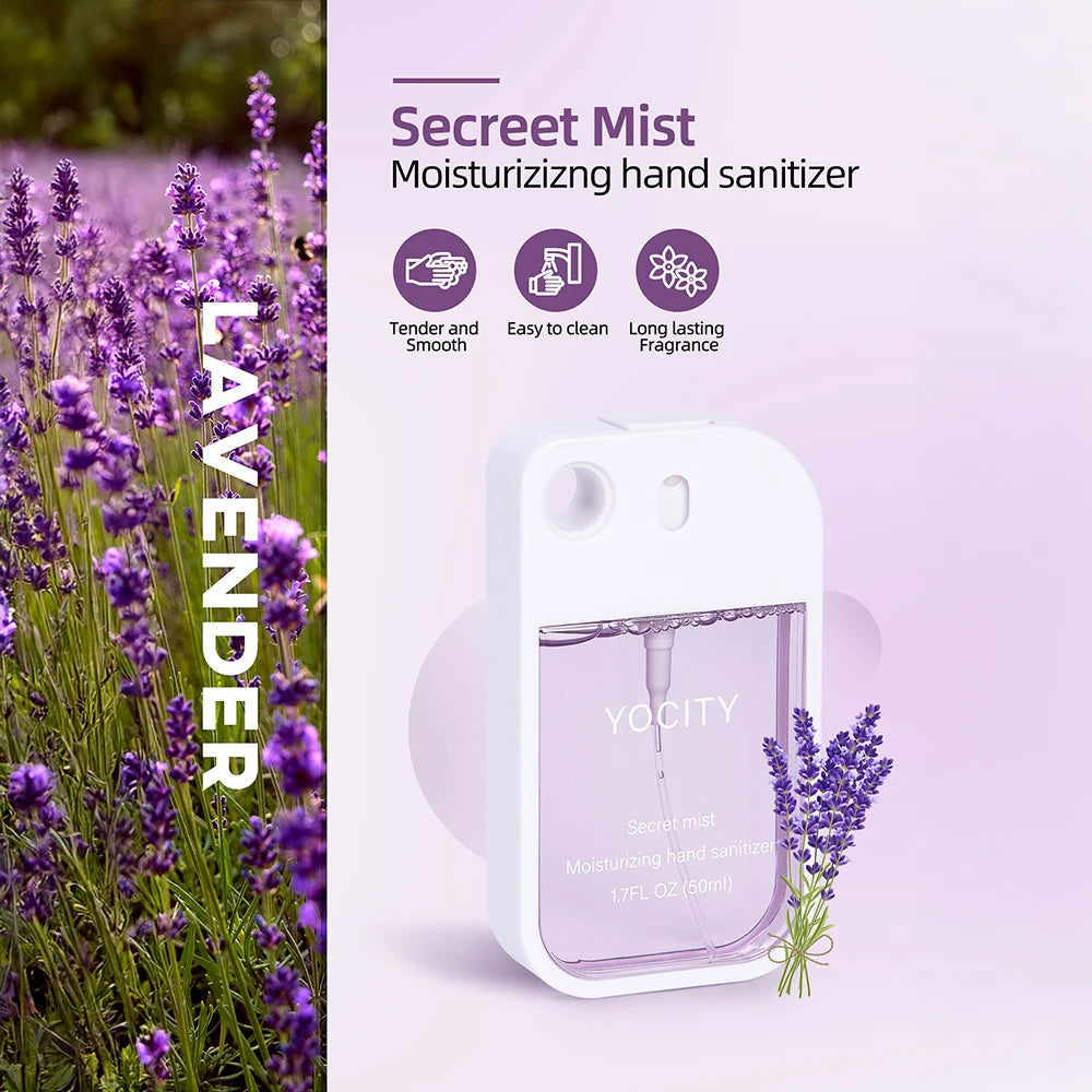 50ml Air Freshener Home Car Fragrance Spray Fresh Air Long-Lasting Fragrance Travel Bathroom Hotel Gifts Hand Sanitizer Bottles