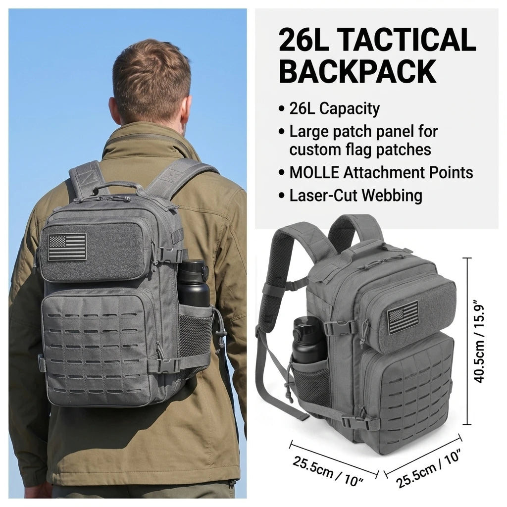 Refire Gear Tactical Hunting Backpack Featuring Dual Cup Holders