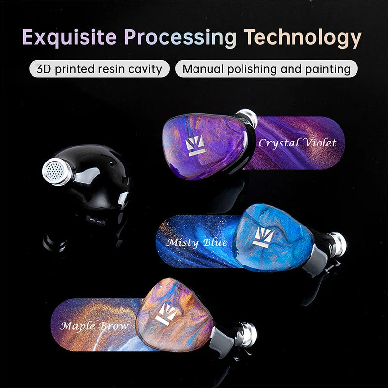 KBEAR KB02 Hybrid Driver IEM With Detachable 2Pin Cable
