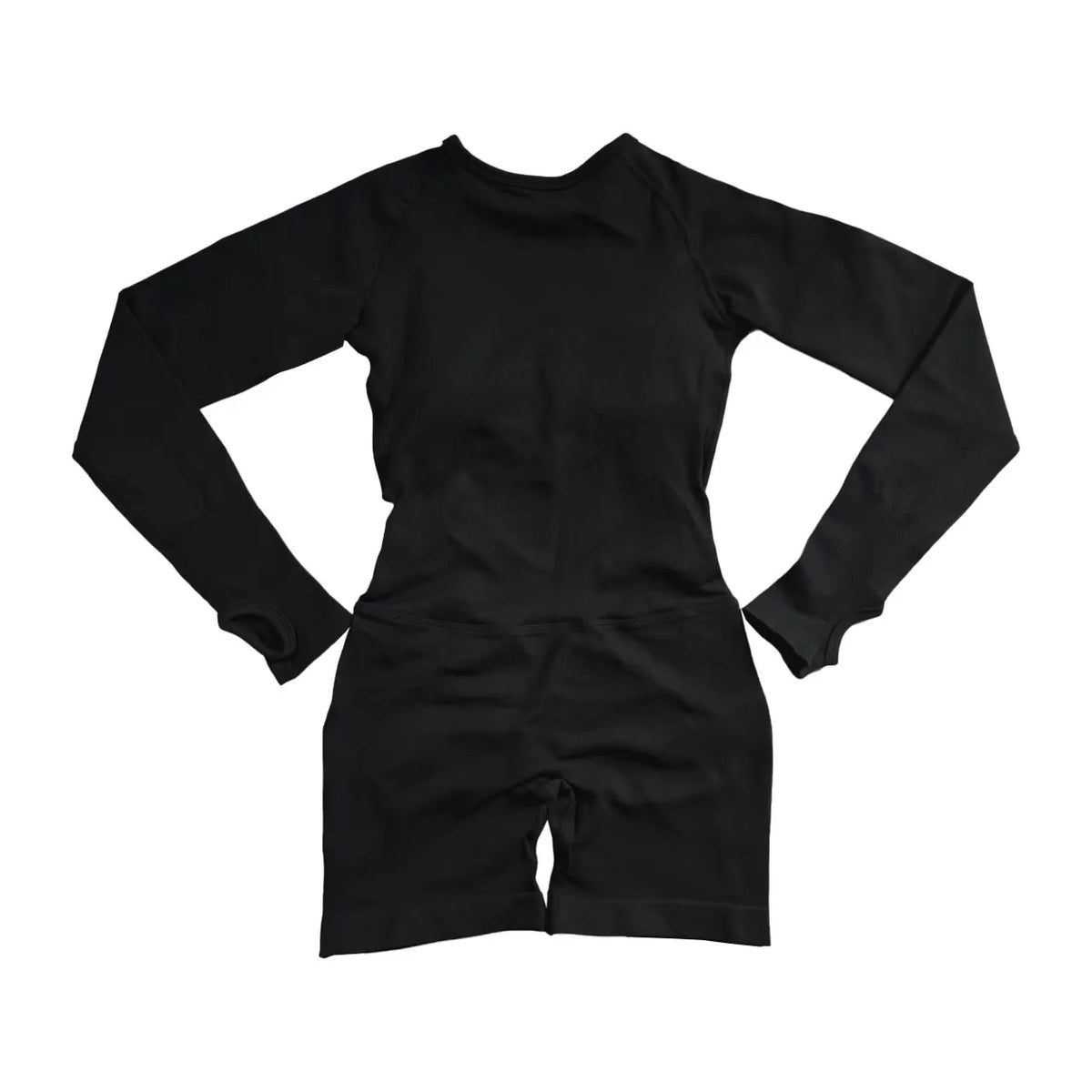 HerGym Activewear Long Sleeve One Piece Women Seamless Yoga Fitness Workout Short Jumpsuit Backless Set Gym Sportswear Playsuit