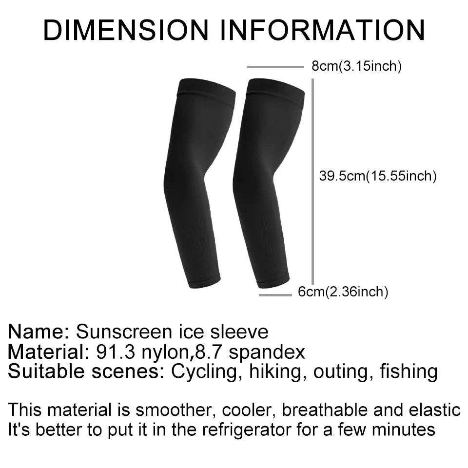 Dayselect UPF50 Cooling Arm Sleeves Sun Protection Cycling Running