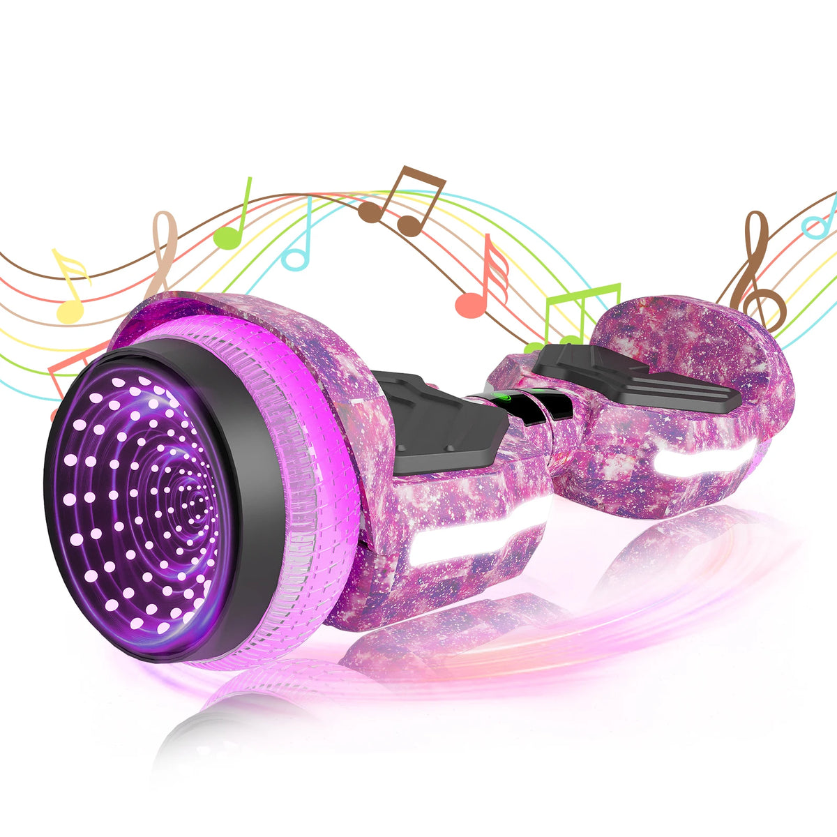 Simate Childrens Electric Self Balancing Scooter With Led Lights