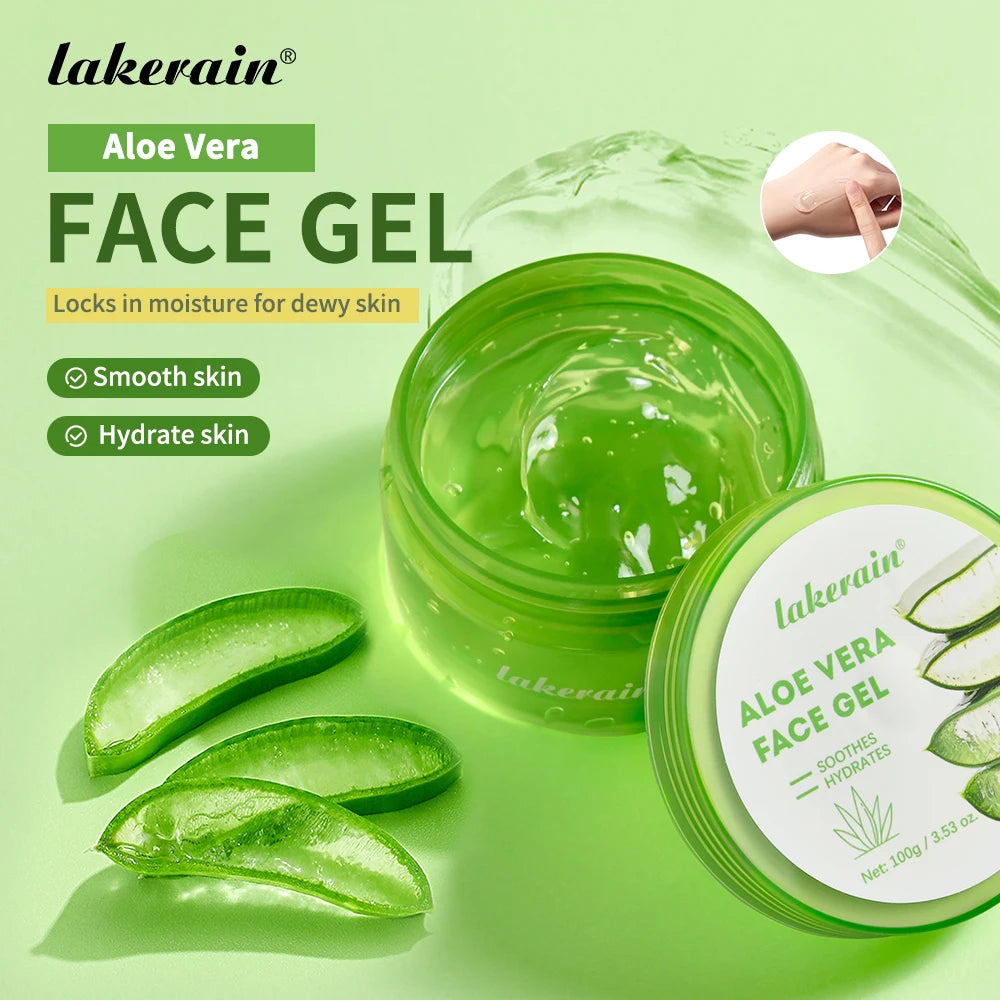 Lakerain Aloe Vera Deep Hydration Skincare Set Cleanser Toner Serum