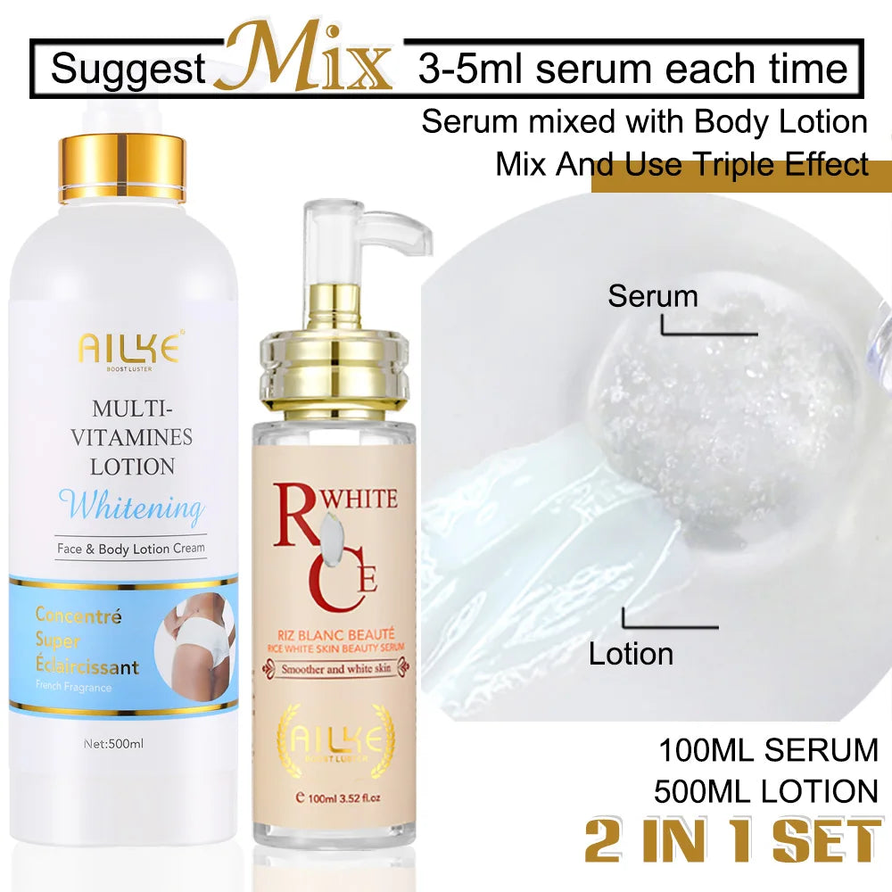 Ailke Multi Vitamin Whitening Body Lotion For Glowing Skin