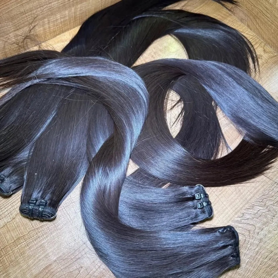 Smilegirl Remy Brazilian Human Hair Extensions Bundles