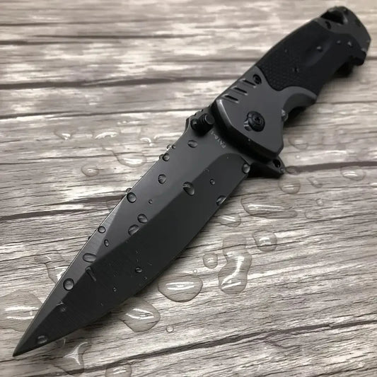 Doom Blade Multi Function Folding EDC Knife With Seatbelt Cutter