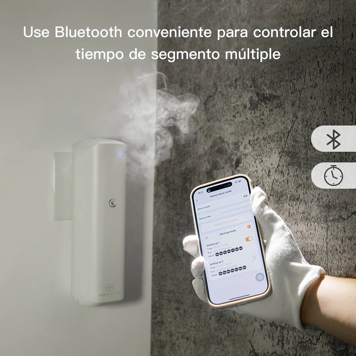 Namste Plug In Wall Mounted Waterless Essential Oil Fragrance Diffuser