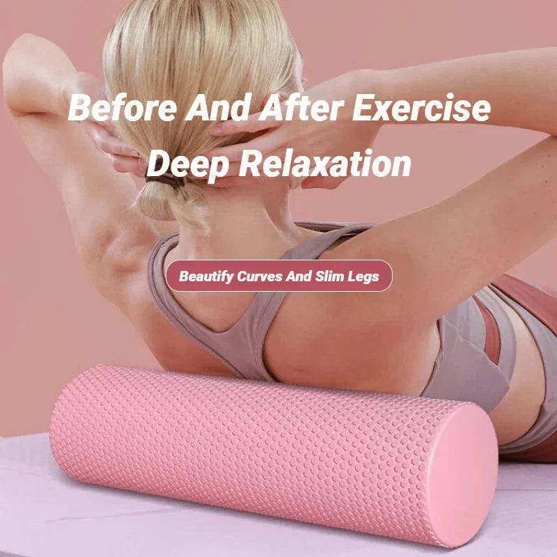Hexagonal EVA Foam Yoga Roller With 3D Floating Massage Nodes