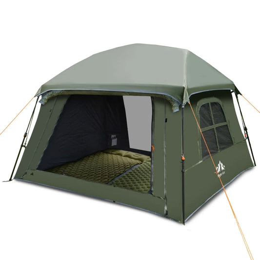 Night Cat 4 Person Blackout Pop Up Waterproof Camping Tent