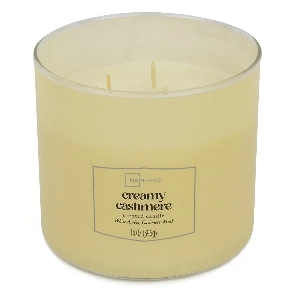 Textured Wrapped Soy Wax Candle With Cashmere Scent And Aromatherapy