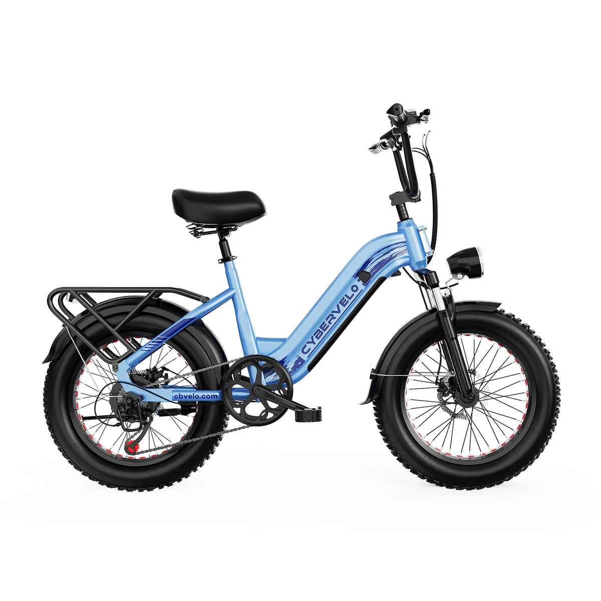 CyberVelo Adult Step Thru Electric Bike 1500W 20Ah Battery