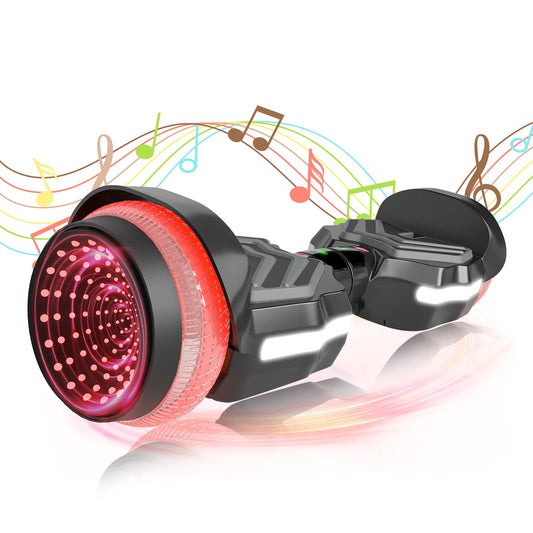 Simate Childrens Electric Self Balancing Scooter With Led Lights