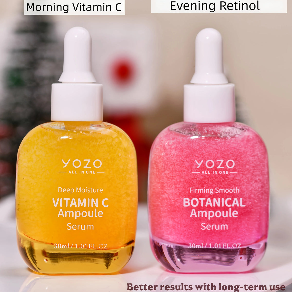 Aoao Vitamin C Retinol Serum Set Anti Aging Hydrating Skincare
