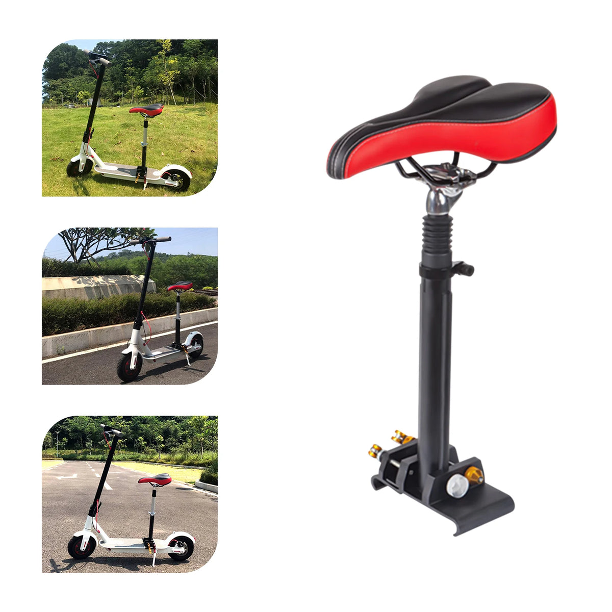 Scooter Seat Cushion Saddle Foldable Height Chair Adjustable Shock Electric Scooter Folding Saddle Seats for Xiaomi M365
