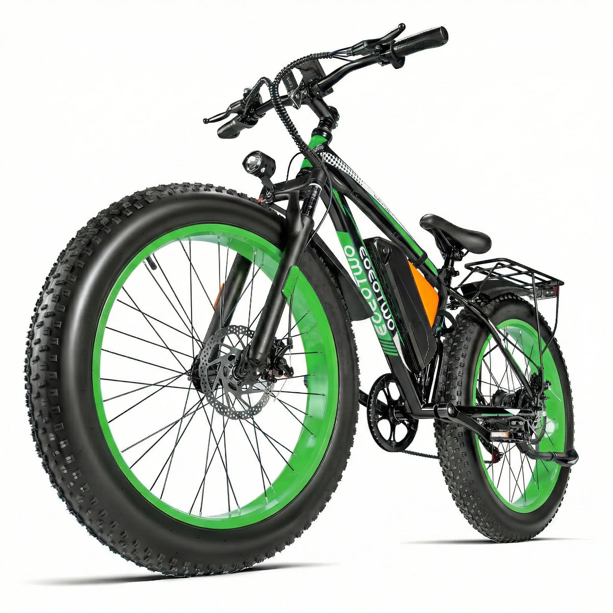EOEOTWO Fat Tire Electric Bike 48V 1000W Peak 1500W Motor