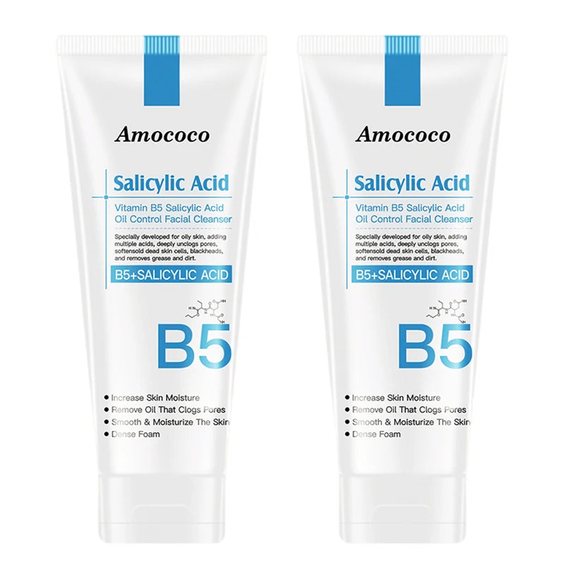 Amococo Salicylic Acid B5 Deep Pore Face Cleanser Oil Control