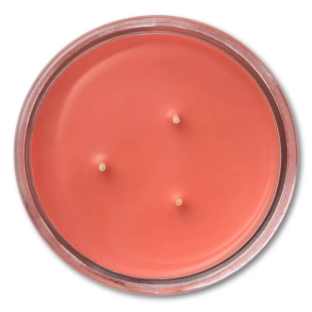 Mainstays Cranberry Mandarin 3 Wick Soy Scented Candle Glass Jar
