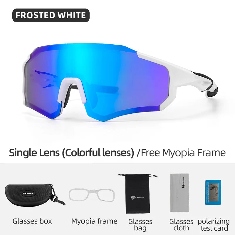 Rockbros Polarized Cycling Sunglasses With Uv400 Protection