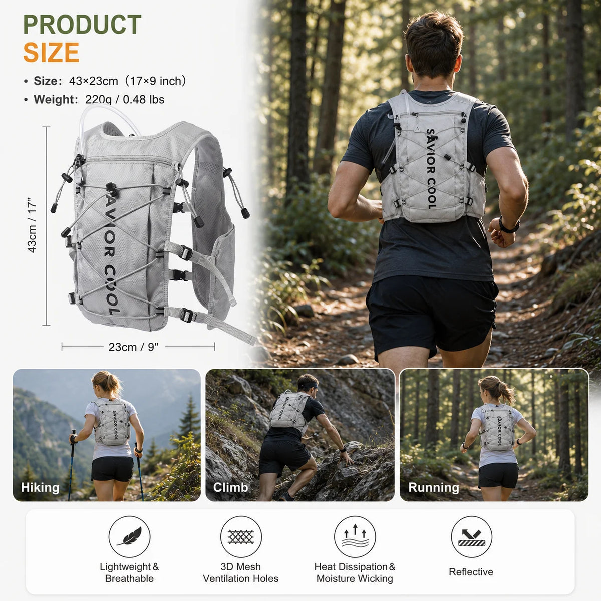Advanced Tactical Cooling Vest With Refrigeration And Water Bladder
