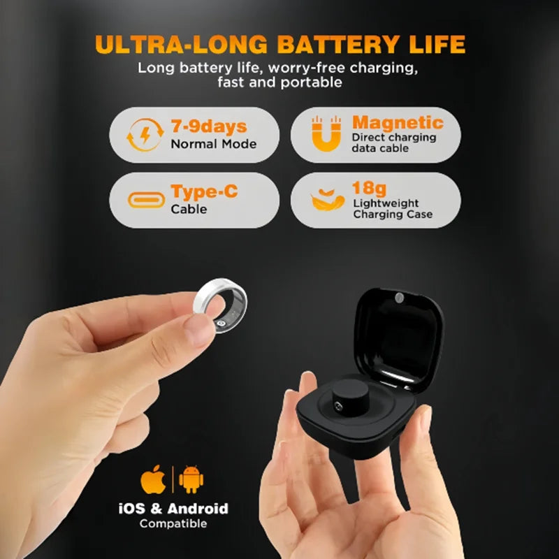 Casatelieer Smart Ring With SpO2 And Heart Rate Tracking