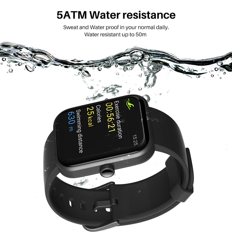 TOZO S2 Smartwatch Alexa Built In 5ATM Waterproof Fitness Tracker