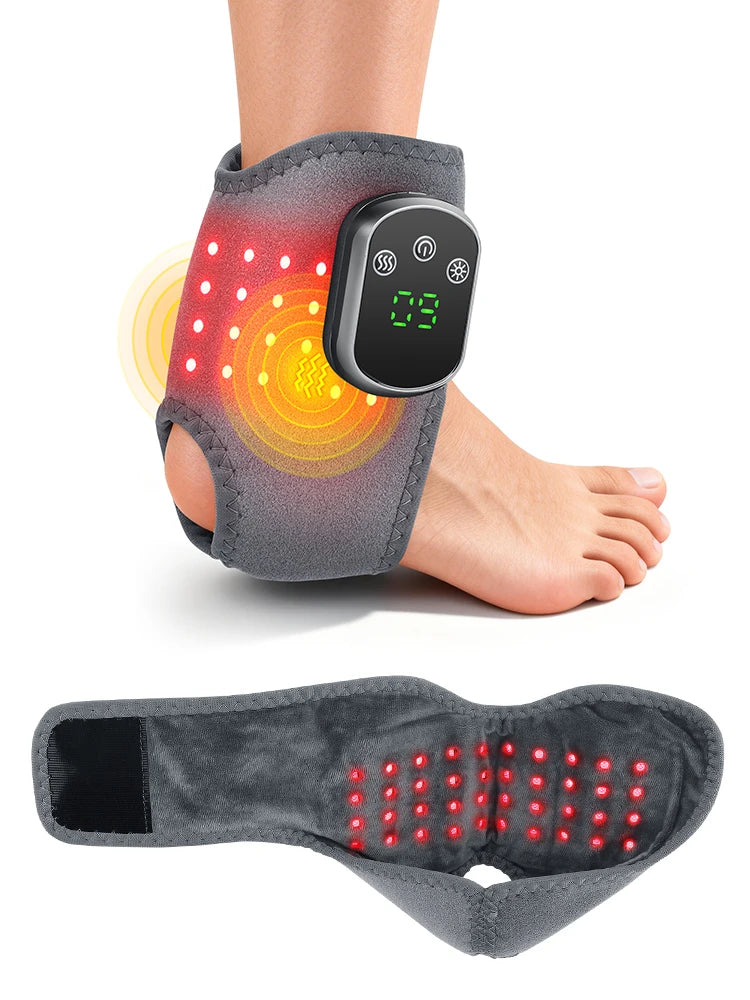 Hailicare Electric Ankle Massager With Heat And Vibration
