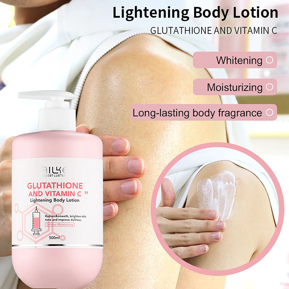 AILKE Premium Vitamin C And Glutathione Brightening Body Lotion